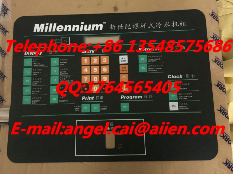 <font color='red'>024</font> 30910 <font color='red'>000</font> <font color='red'>SWITCH</font> KEYPAD Operator panel