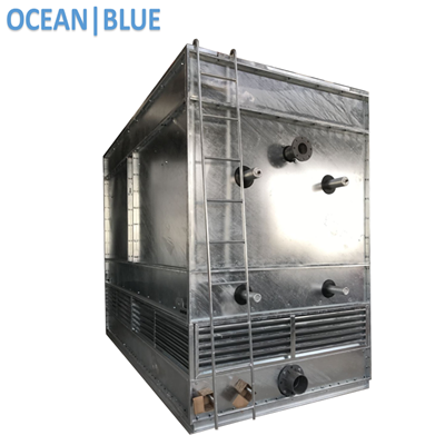 Air compressor condenser / air evaporative condenser