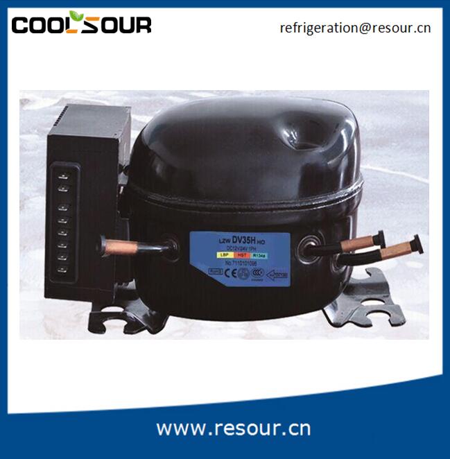 COOLSOUR <font color='red'>DV</font> <font color='red'>12V</font>/<font color='red'>24V</font> Refrigeration Compressor LZWDV35HHOZ