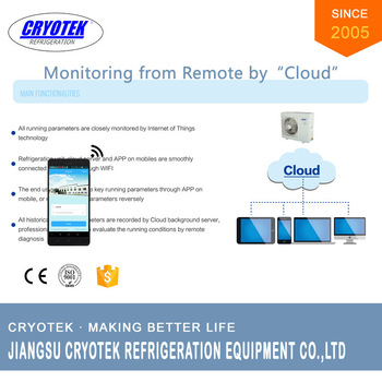 5HP Low Temp Cold room refrigeration unit APP Remote for seafood