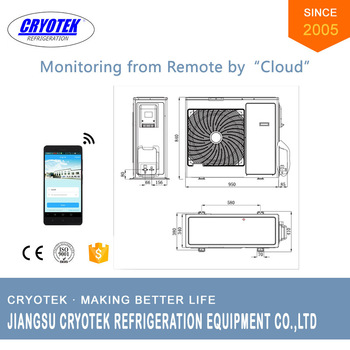 Wall mounted APP Remote Low Temp 2 5HP Cold room refrigeration unit