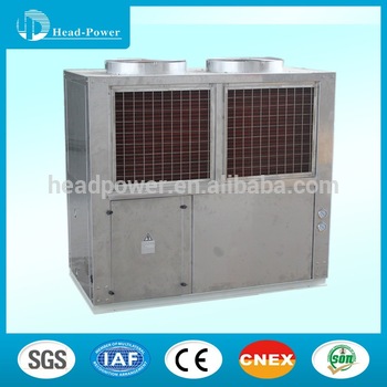 44kw high static pressure duct unit industrial HVAC cabinet air cooled water chiller
