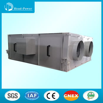 2000m3 h High efficiency air to air duct type heat recovery ventilator machine price