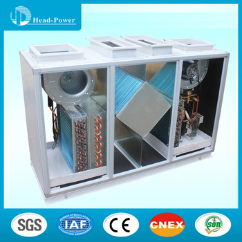 Floor Standing Plaza central air conditioner prices fresh air AHU machine 1000 15000 m3 h
