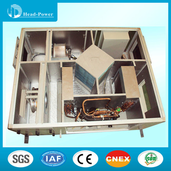 Floor Standing Plaza central air conditioner prices fresh air AHU machine 1000 15000 m3 h
