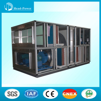 air to air heat exchanger heat recovery wheel AHU cooling heating equipment commercial building