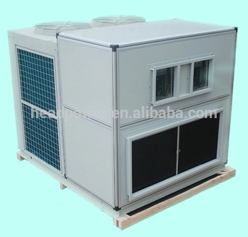 Ultra low noise double fan marine rooftop air conditioner