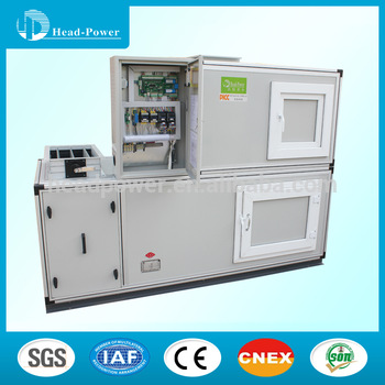 Lower liquid side resitance marine air handling unit chilled water AHU