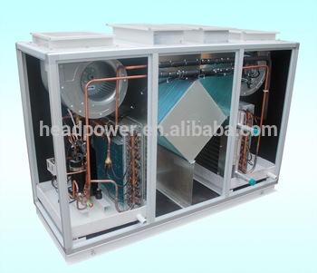 No extra independent ventilation system heat pump heat recovery fresh AHU