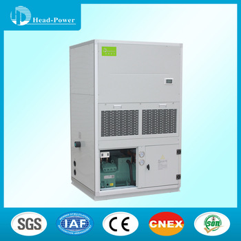 Marine seawater cooled packaged unit high efficient heat exchanger