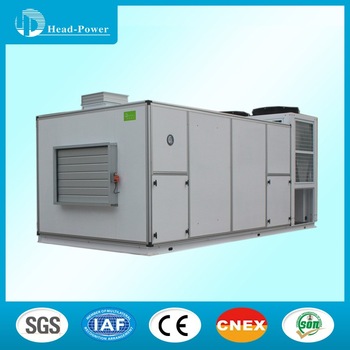 air cooled rooftop package air conditioner with air valve fire damper