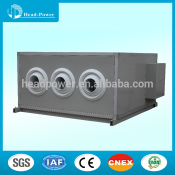 Dust filter optional air cooled duct split air conditioner unit