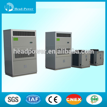 double comprerssor system DX type 10 ton split air conditioner