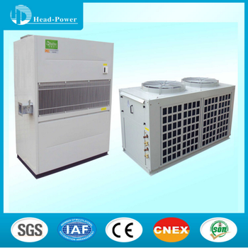 Air cooled cabinet air handling unit air conditioner heat pump type for medical purification