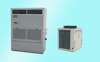 Air Cooled Floor Standing Indoor Unit And Ceiling Mounted Outdoor Unit Conditioner