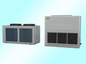 Industrial Air Cooled Duct Split Unit Air Conditioner Use Ultra Low Noise Design