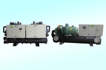 Water cooled screw chiller