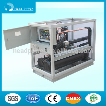 Controlador de temperatura heating pipe scroll type water cooled water chiller