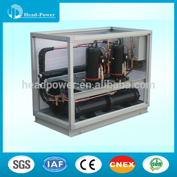 Air conditioning water cooled heat pump chiller