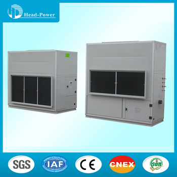 Ceiling Mounted Type Water Cooled Packaged Unit 30KW Can Do Electrical Heating Pipes