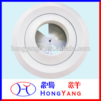 HVAC Jet Nozzle Diffuser with Adjustable Air Damper