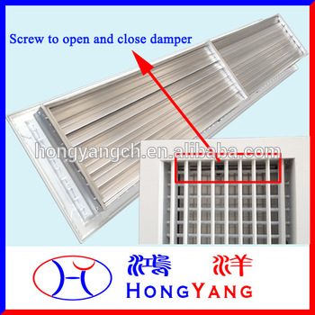 Fresh Air HVAC Air Grille with OBD Damper