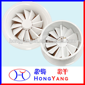 HVAC Aluminum Swirl Air Diffuser of Double Temperature Sensors