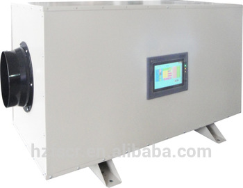 Ceiling dehumidifier with duct type design for hotel project