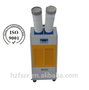 Industrial portable air conditioner with moblie wheels design
