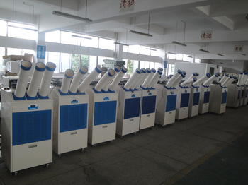 AC power air cooler with compressor high efficient