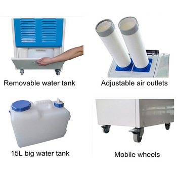 Mobile Air Conditioner Spot Cooler 1T Industrial Air Conditioners