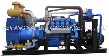 300kW Weifang Biogas genset with CHP Deutz engine
