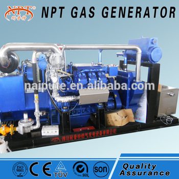 CHP biogas generator with soundproof canopy 200kW Deutz chp system