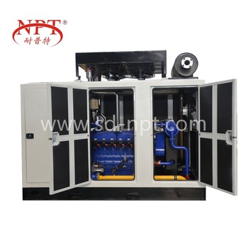 Customized CE approved 150kW soundproof biogas generator for sale