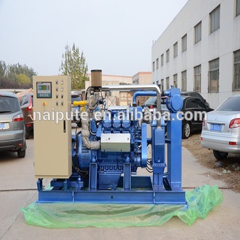 200kW 250KVA wood chips Syngas Biomass Straw gas generator low noise generator with CE ISO