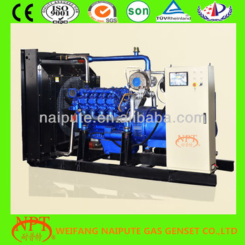 High performance gas generator set from 10kva to 625kva