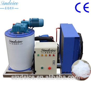0 5T stainless steel ice slicing machine scale type flack ice machine