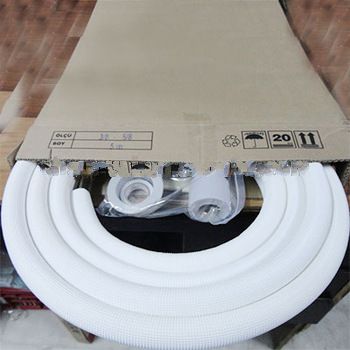 Air conditioner copper pipes with isolation