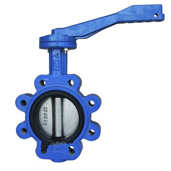 Lug type butterfly valve with aluminum <font color='red'>lever</font>