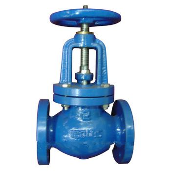 BS5152 PN16 Cast Iron Double Flange Globe Valve