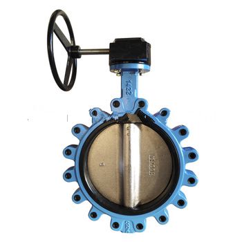 lug butterfly valve with gear
