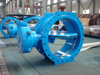 Big size flanged butterfly valve, Eccentric type