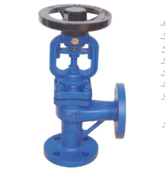 din bellows sealed angle globe valve