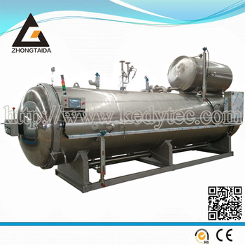 Stainless Steel Water Spray High Pressure Industrial Food Autoclave Sterilizer