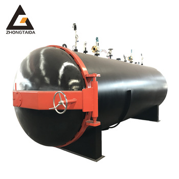 Diameter electric heating steam indirect heating carbon steel roller vulcanized shoes vulcanized rubber tank