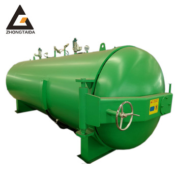Oil heating inflatable silicone ring roller autoclave vulcanization rubber large steam horizontal autoclave
