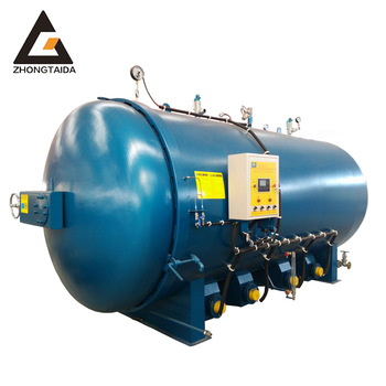Hydraulic automatic door stainless steel rubber autoclave vulcanization automatic horizontal autoclave
