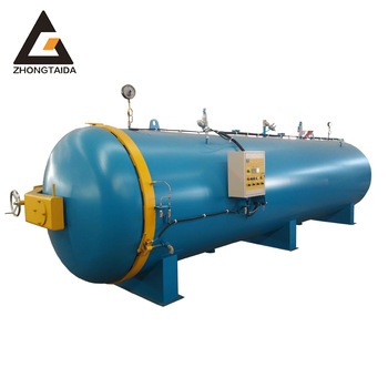 Electric door PLC automatic computer control roller autoclave vulcanization horizontal steam autoclave