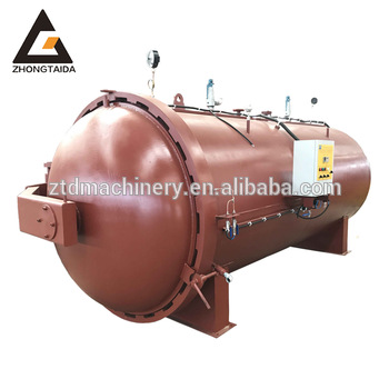 Electrically heated inflatable silicone ring PLC automatic computer control autoclave for rubber vulcanization