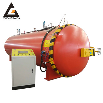 Electric heated door manually inflatable silicone ring roller autoclave vulcanization rubber large steam horizontal autoclave